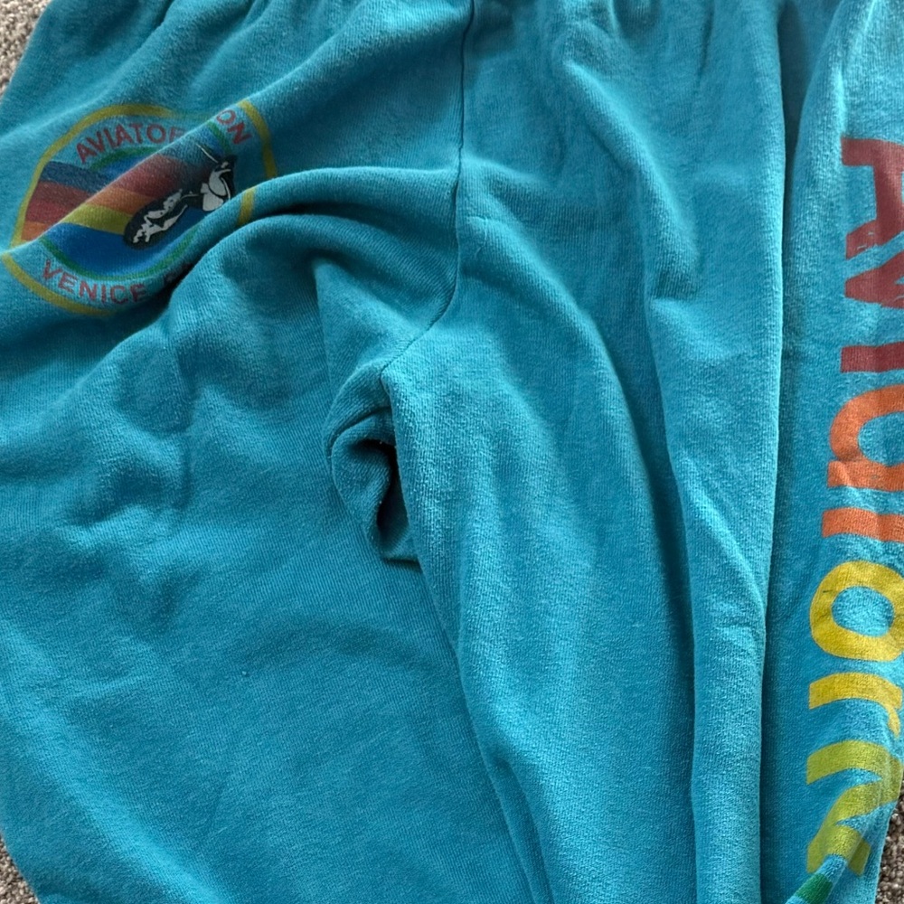 Aviator Nation Teal Women’s Sweats XL